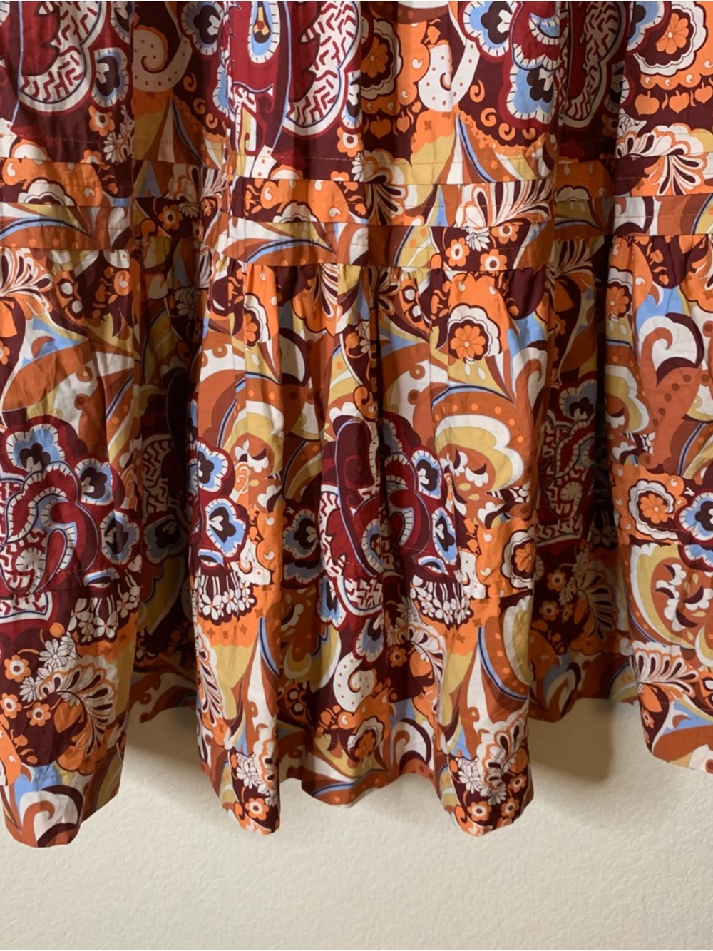 Anthropologie Womens the Somerset maxi dress in paisley bronze M - Picture 3 of 9